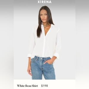 XiRENA White Beau Shirt L